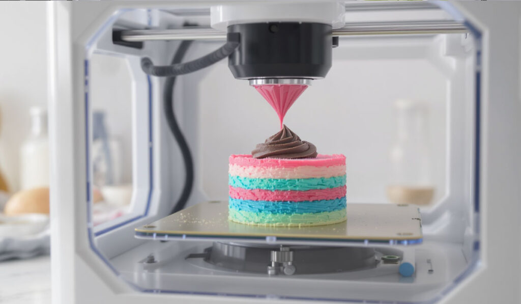 Impressoras 3d que produzem comida